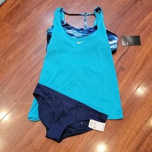 NWT Women's NIKE 2 Piece CONVERTIBLE TANKINI